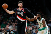 Nurkic registers huge double-double, drains a dagger to power Blazers past Celtics